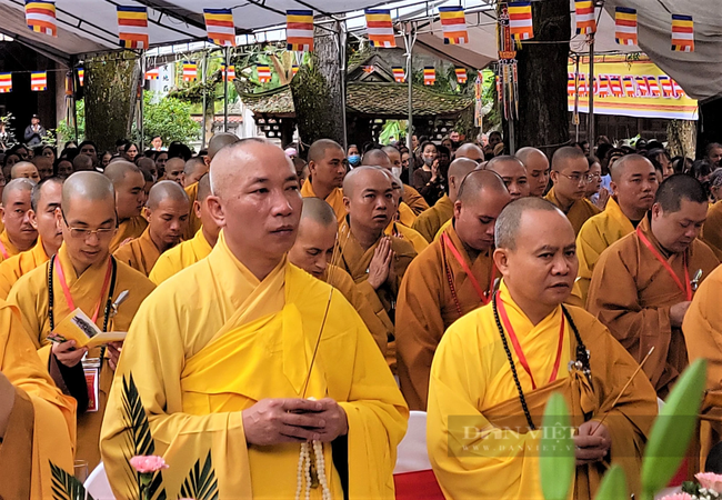 Đông đảo phật tử về chùa Côn Sơn dự Đại lễ tưởng niệm 715 năm ngày Phật Hoàng Trần Nhân Tông nhập niết bàn - Ảnh 13.