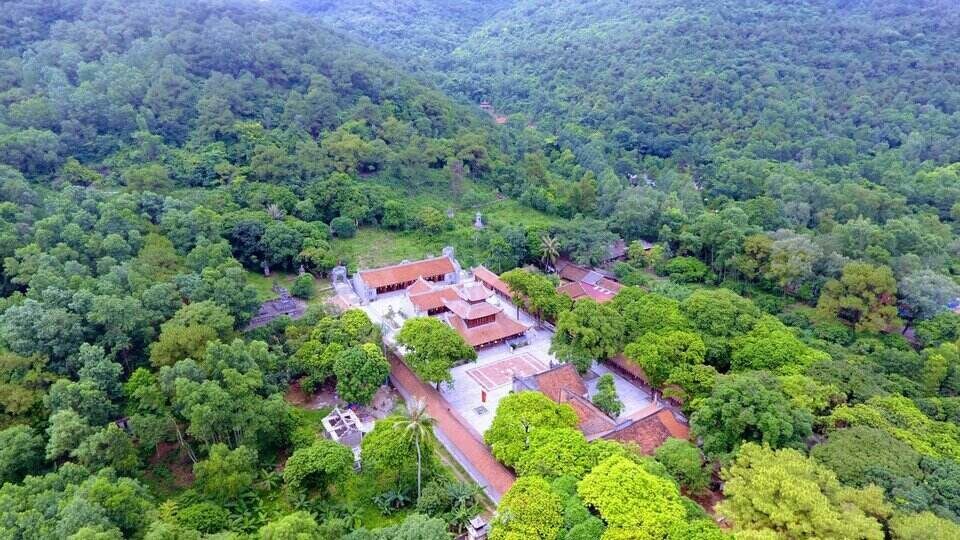 Toàn cảnh chùa Côn Sơn (TP Hải Phòng). Ảnh: BQL Khu Di Tích Côn Sơn - Kiếp Bạ