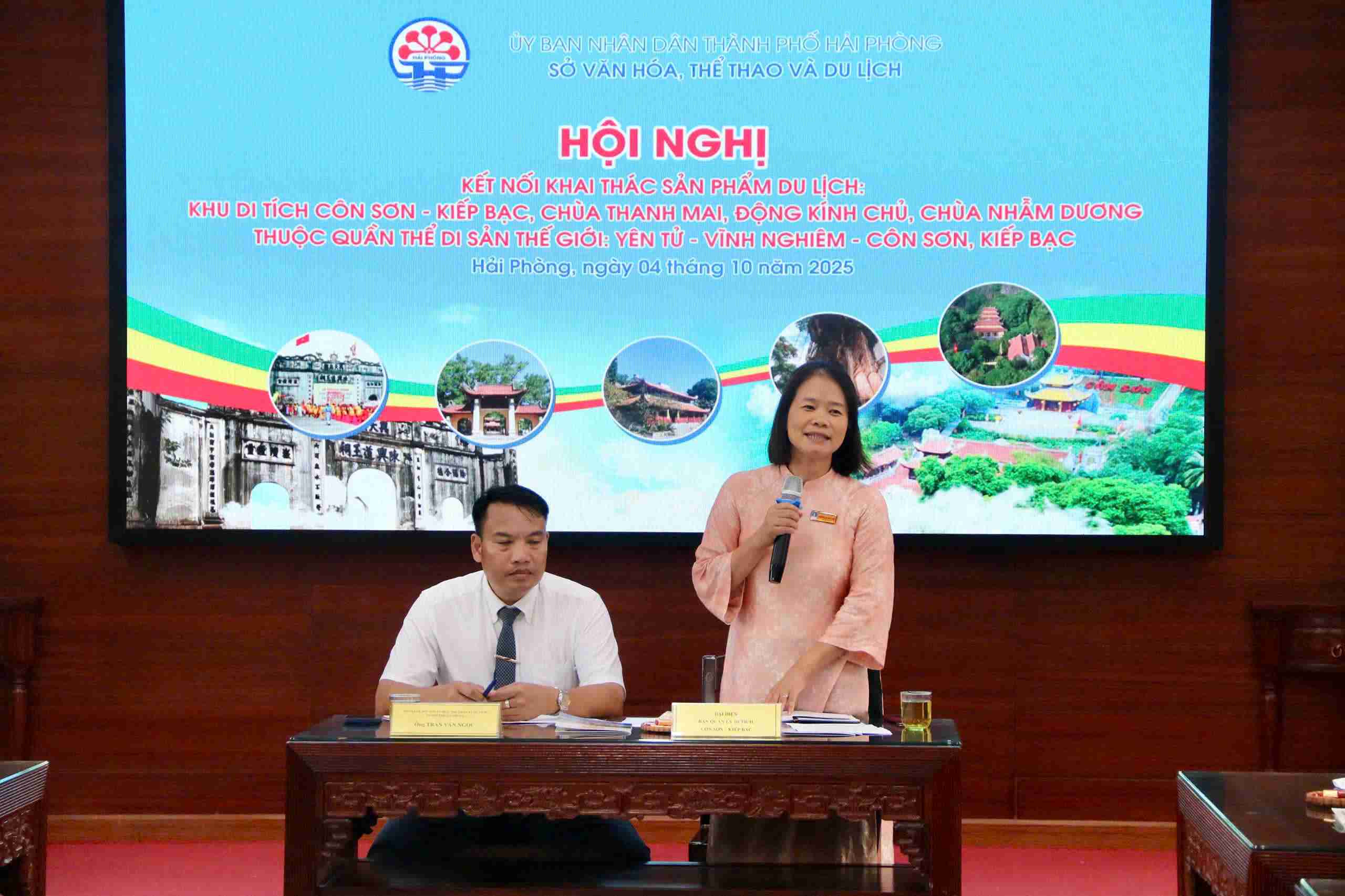 Hải Phòng kết nối khai thác sản phẩm du lịch Quần thể di sản thế giới Yên Tử - Vĩnh Nghiêm - Côn Sơn, Kiếp Bạc. Ảnh: Minh Khôi